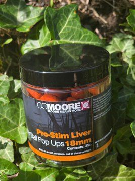 Поп апи CC Moore Pro-Stim Liver Air Ball Pop Ups 18mm (35шт), плаваючі бойли CCMoore (копчені ковбаски з печінкою) 90600 фото