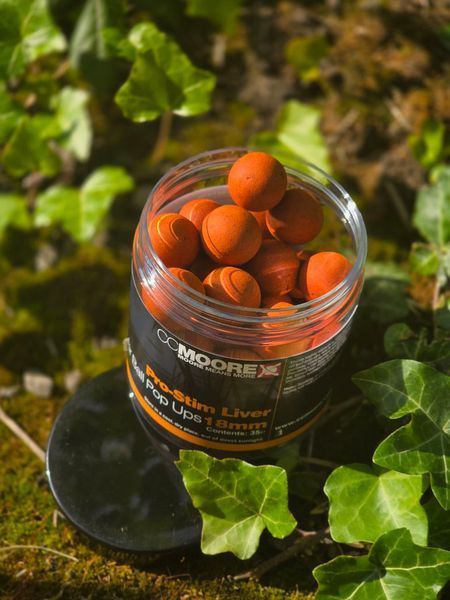 Поп апи CC Moore Pro-Stim Liver Air Ball Pop Ups 18mm (35шт), плаваючі бойли CCMoore (копчені ковбаски з печінкою) 90600 фото
