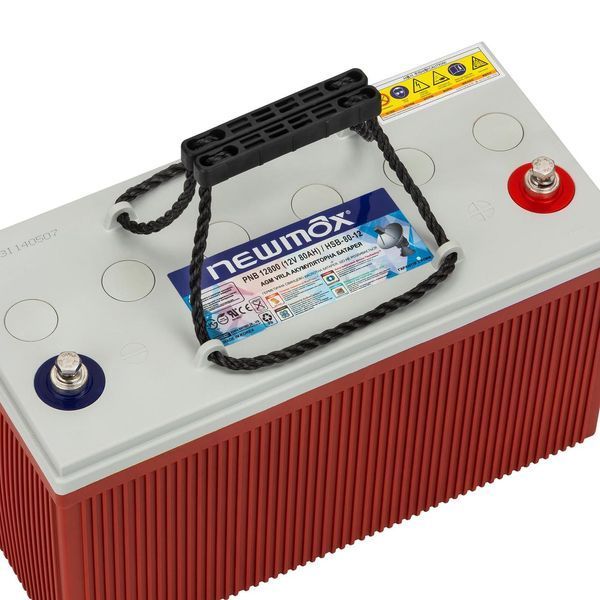 AGM акумулятор NewMax 80А/ч (Корея), фірмовий АГМ акумулятор Нюмакс (Newmax 80a/h) 80Ah PNB12800 agm фото
