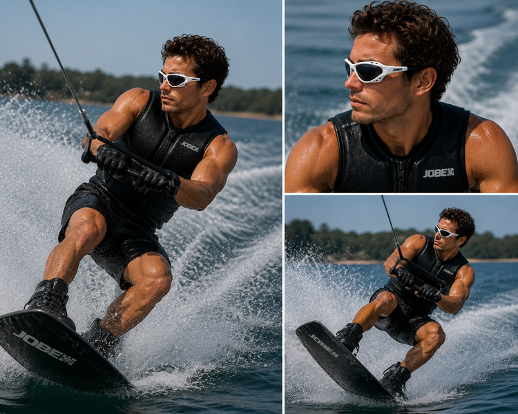 Очки для гидроцикла Jobe Floatable Glasses Knox White 420108001 фото