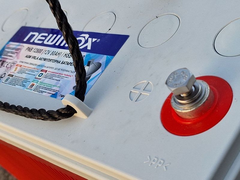 AGM акумулятор NewMax 80А/ч (Корея), фірмовий АГМ акумулятор Нюмакс (Newmax 80a/h) 80Ah PNB12800 agm фото