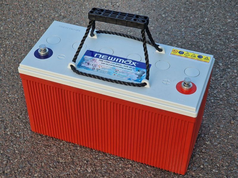 AGM акумулятор NewMax 80А/ч (Корея), фірмовий АГМ акумулятор Нюмакс (Newmax 80a/h) 80Ah PNB12800 agm фото
