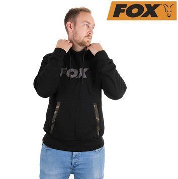 Толстовка Fox Black/Camo Hoody M CFX062 фото