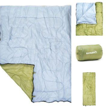 Спальный мешок Ranger Atlant Green, демисезонный спальный мешок-одеяло Ranger 190х75см RA6627 фото