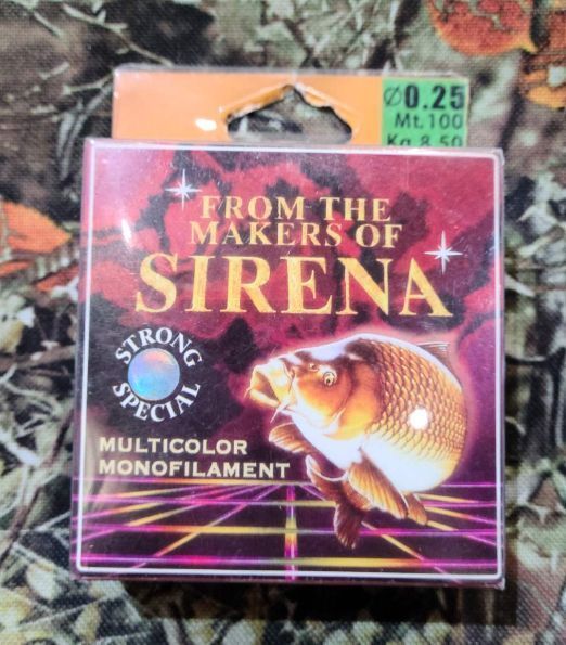 Леска монофильная Sirena Multicolor 100м разноцветная Sirena Multicolor фото