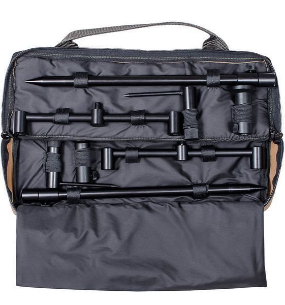 Набор стоек и буз баров в чехле World4Carp STAND KIT UNIVERSAL 2 Coyote w209c фото