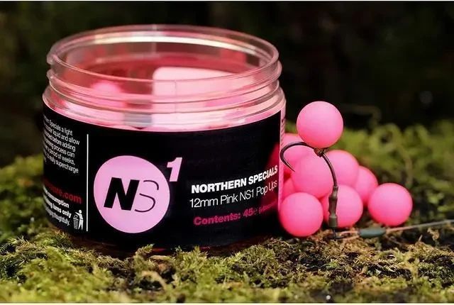 Бойли CC Moore NS1 Pop Ups Pink 12мм 55шт + бустер NS1 96321 фото