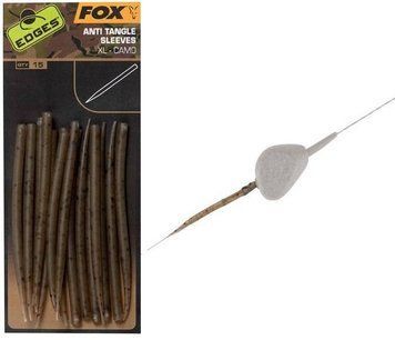 Протизакручувачі Fox Edges Camo XL Anti Tangle Sleeves, 15шт CAC766 фото