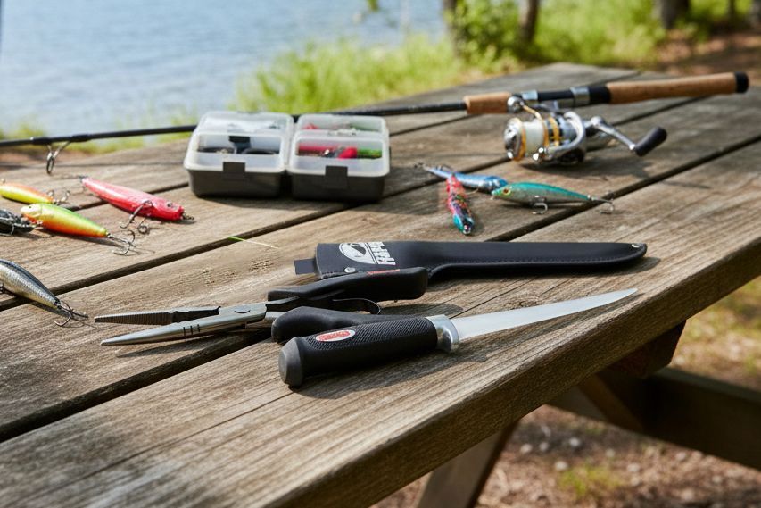 Набор рыбака Rapala Fillet Tool Combo RPLR8-706, (нож, плоскогубцы) RPLR8-706 фото