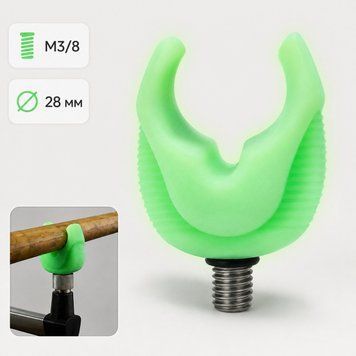 Рогач фосфорный для удилища 28 мм с резьбой 3/8&Prime; FL01 фото