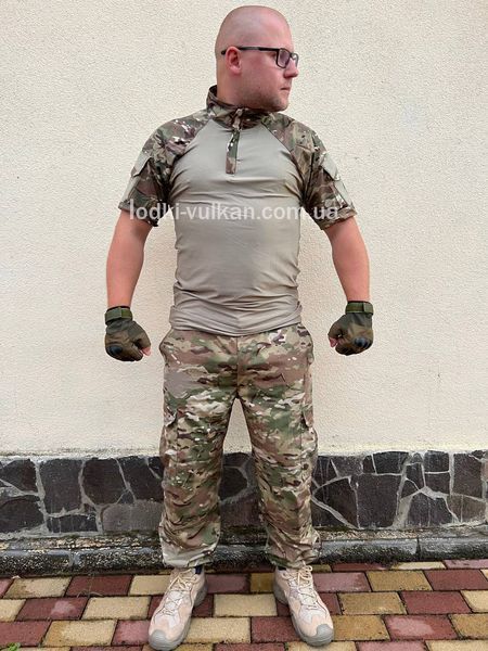 Убакс с коротким рукавом, боевая рубашка Убакс мультикам фото