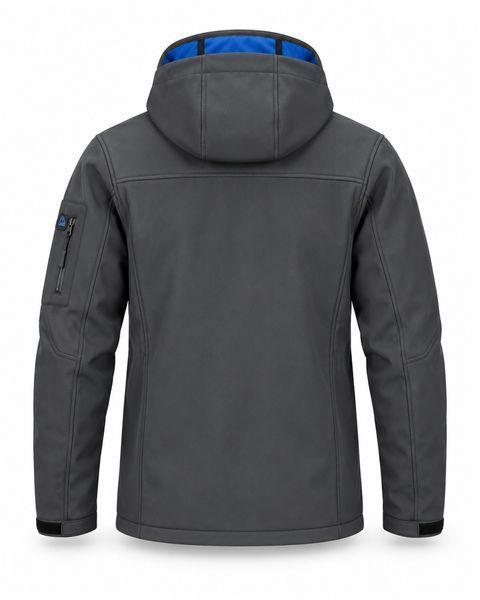 Демисезонный мужской костюм SoftShell (софтшелл), 50р. Soft Shell gray фото