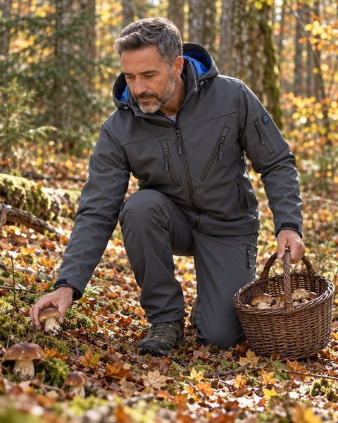 Демисезонный мужской костюм SoftShell (софтшелл), 50р. Soft Shell gray фото