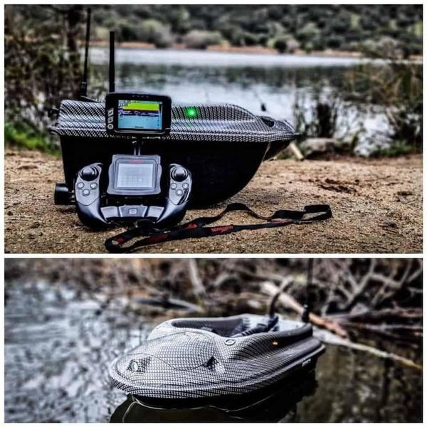 Короповий кораблик Boatman Actor Plus Pro Carbon з кольоровим ехолотом (28 точок, автопілот, 3кг корму) Actor Plus Pro Carbon фото