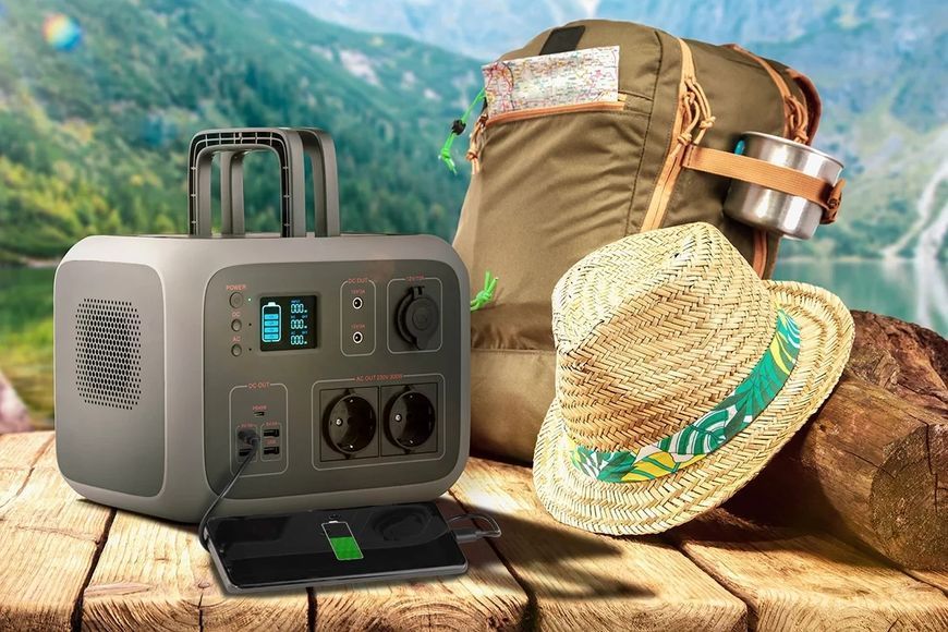 Зарядная электростанция TOTALPOWER 500 (500Wh, 300Вт), портативная станция для телефонов, ноутбуков, роутеров. Totalpower TP500 фото