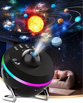 Проєктор зоряного неба Galaxy Projector 13-в-1 4K HD з 13 дисками, ефектом падаючих зірок Galaxy Projector фото