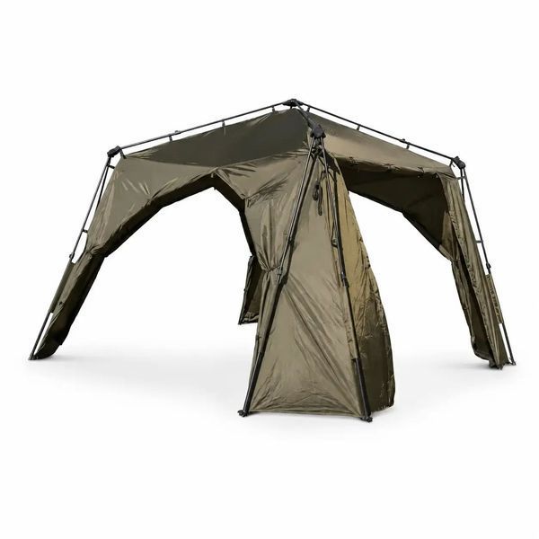 Водостійкий рибальський шатер Nash Bank Life Gazebo із москітними сітками T1262 фото