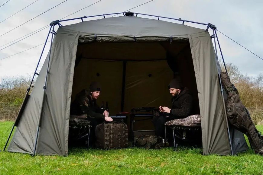 Водостійкий рибальський шатер Nash Bank Life Gazebo із москітними сітками T1262 фото