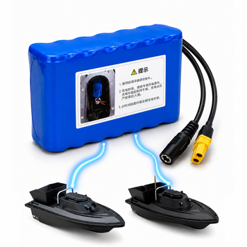 Акумулятор 12 V 27000 mAh Li-ion для прикормового корабочка D12F D12B Flytec 12V 27000mah фото
