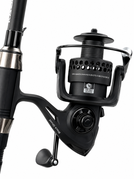 Катушка Carp Zoom Black Ghost 5000FD 5+1BB карповая фидерная с передним фрикционом CZ3062 фото