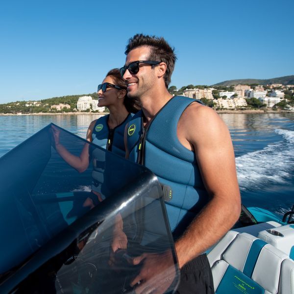 Мужской жилет для водного спорта Jobe Unify Life Vest Men Real Teal, профессиональный неопреновый жилет Jobe 244923009 фото