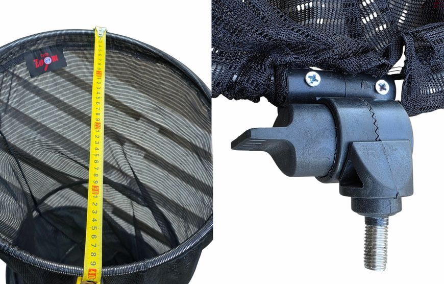 Садок Carp Zoom Keepnet 2.5 м &Oslash;400 мм &mdash; довгий фідерний садок 5 кілець, м'яка сітка, з кріпленням під стійку CZ0343 фото
