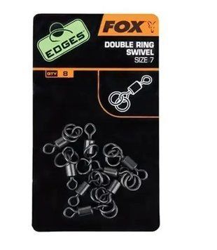 Вертлюги з кільцем Fox Edges Double Ring Swivel 8 шт CAC495 фото