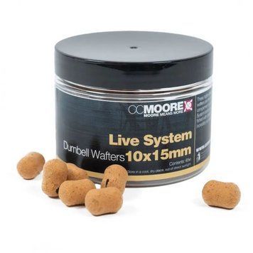 Вафтерси CC Moore Live System Dumbell Wafters 10x15mm (65шт) 95537 фото