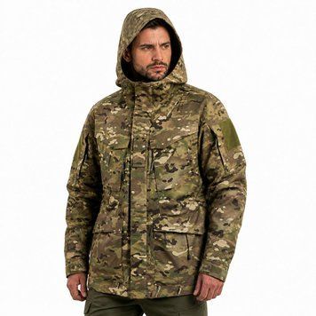Парка тактична HAN WILD Multicam Rip-Stop без флісу &mdash; легка, зносостійка Парка без флиса мультикам фото