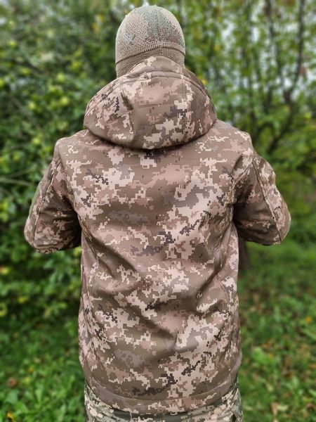 Куртка демисезонная Soft Shell ММ14 Куртка Soft Shell пиксель фото