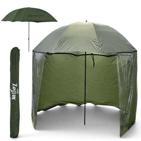 Парасолька намет рибальська Carp Zoom Umbrella Shelter CZ7634 CZ7634 фото