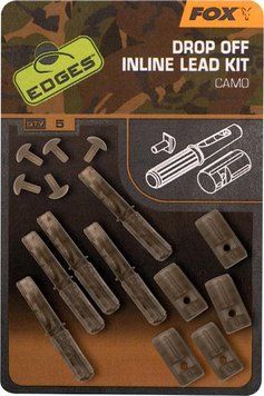 Втулки Fox Edges Camo Inline Lead Drop Off Kits, 5шт CAC782 фото
