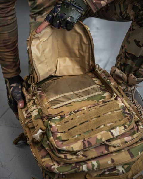 Рюкзак тактичний на 50л (матеріал Cordura) RT-1512 мультикам фото