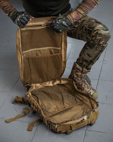 Рюкзак тактичний на 50л (матеріал Cordura) RT-1512 мультикам фото