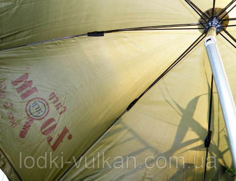 Парасолька рибальська Carp Zoom Umbrella Steel Frame CZ7641, фірмова рибальська парасолька Carp Zoom CZ7641 фото