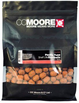 Бойлы CC Moore Pacific Tuna Shelf Life Dumbells 15x18мм, фирменные бойлы для карпфишинга CCMoore (тунец) 90719 фото