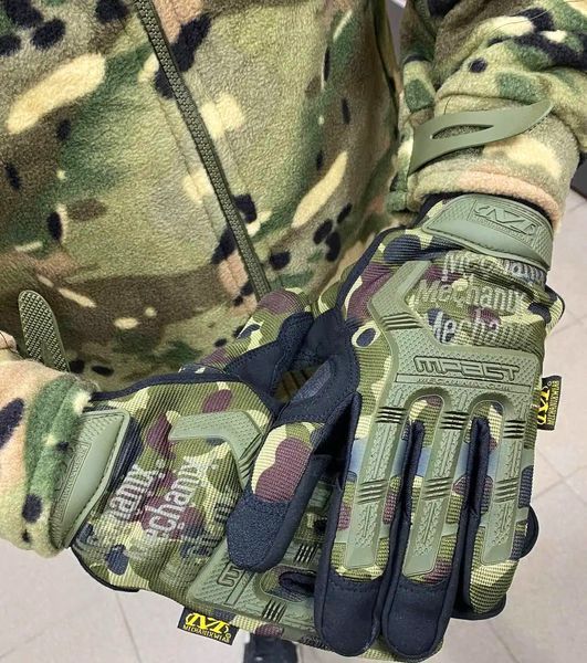 Тактичні рукавички Mechanix Mpact мультикам Mechanix Mpact multicam фото