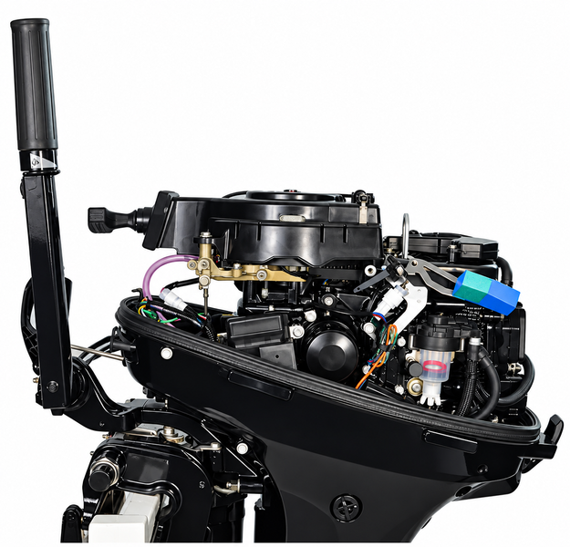 Човновий мотор Tohatsu MFS 9.9 4-тактний інжекторний 9.9 л. MFS9.9E S фото