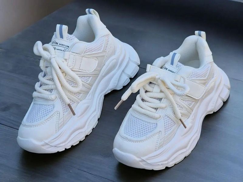 Подростковые кроссовки на платформе 34р., 36р. BY3666-3C фото