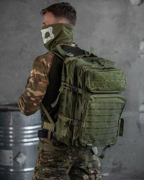 Тактичний армійський рюкзак 50л. RT-1512 хаки фото