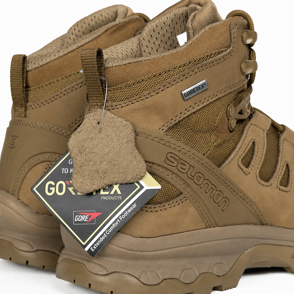 Тактичні демісезонні черевики Salomon Quest 4D GTX Forces 2 Gore-Tex, койот Salomon Quest 4D койот фото