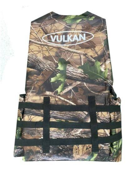 Камуфльований страхувальний жилет Vulkan Progress 90-120кг Progress 2XL-3XL дубок фото