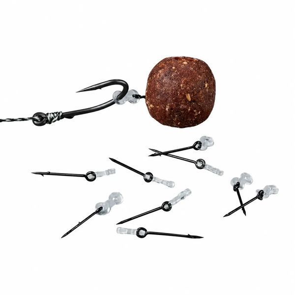 Голка для кріплення насадок з силіконовим кільцем Carp Zoom Bait Spike, 12шт CZ9149 фото