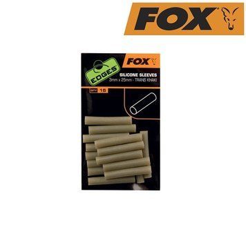 Гільзи силіконові Fox Edges Silicone Sleeves Trans Khaki CAC571 фото