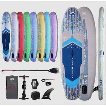 Надувная SUP доска Aqua Marina Ray iSUP 11'0" с LED подсветкой и пультом управления, сапборд до 130 кг BT-26RAY фото