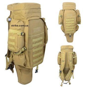 Тактичний рюкзак для зброї 70л (Cordura) NB-14 coyote 70l фото