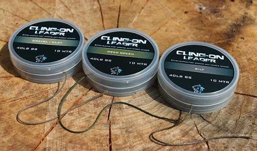 Ледкор Nash Cling-On Leader 40Lb gravel clay (гравій) 10м T8462 фото