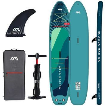 Надувная SUP-доска Aqua Marina Super Trip Tandem 14'0" BT-24ST02 для двоих, семейный падлборд до 300 кг BT-24ST02 фото