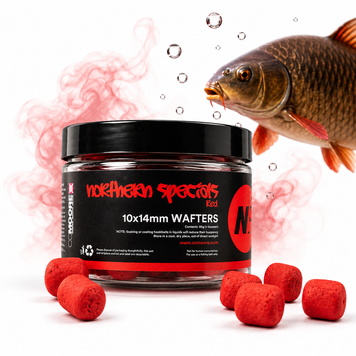 Бойли CC Moore NS1 Dumbell Wafters Red 10x14mm (65шт) + бустер NS1 90333  фото