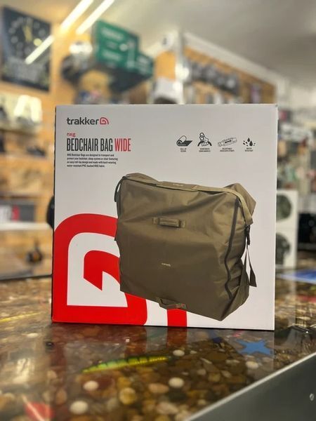 Чохол для розкладушки Trakker NXG Bedchair Bag Wide (115x100x25см), місткий водонепроникний чохол для коропової розкладачки 204959 фото